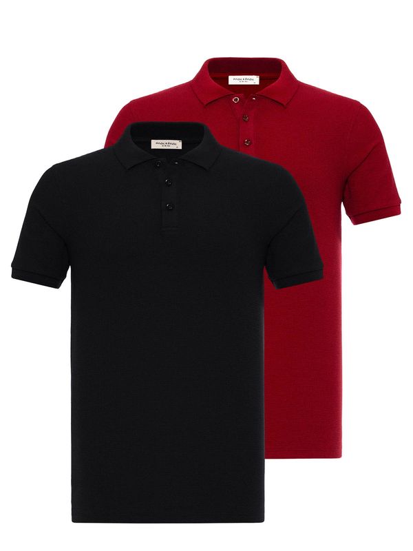 Anou Anou Anou Anou Majica  rdeča / črna