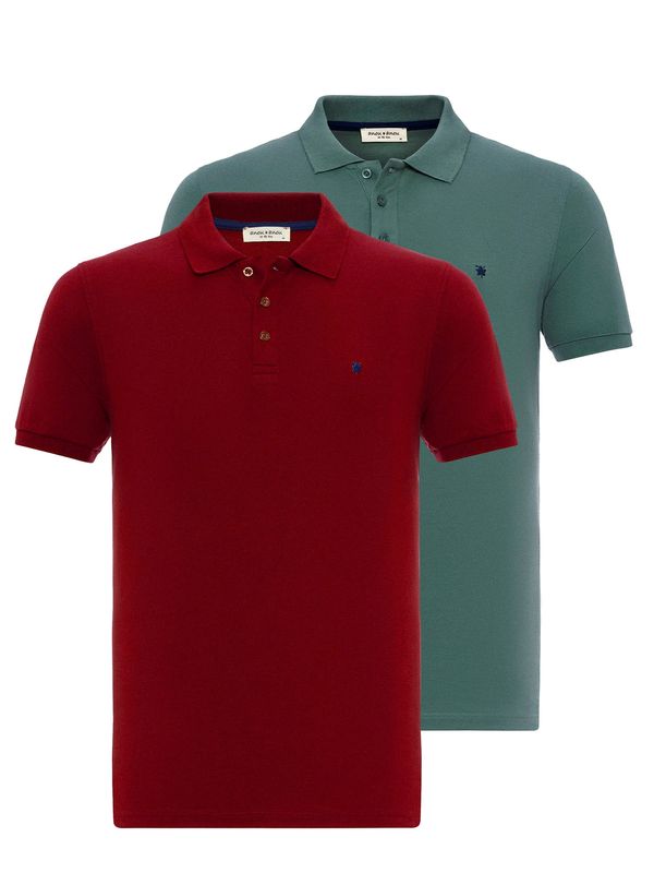 Anou Anou Anou Anou Majica  temno zelena / burgund