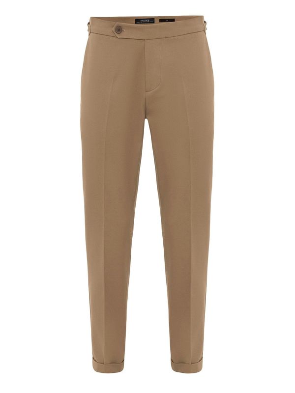 Antioch Antioch Hlače na rob 'Gianluca'  pikčasto rjava