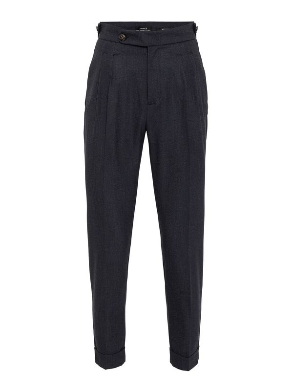 Antioch Antioch Hlače na rob  marine / nočno modra