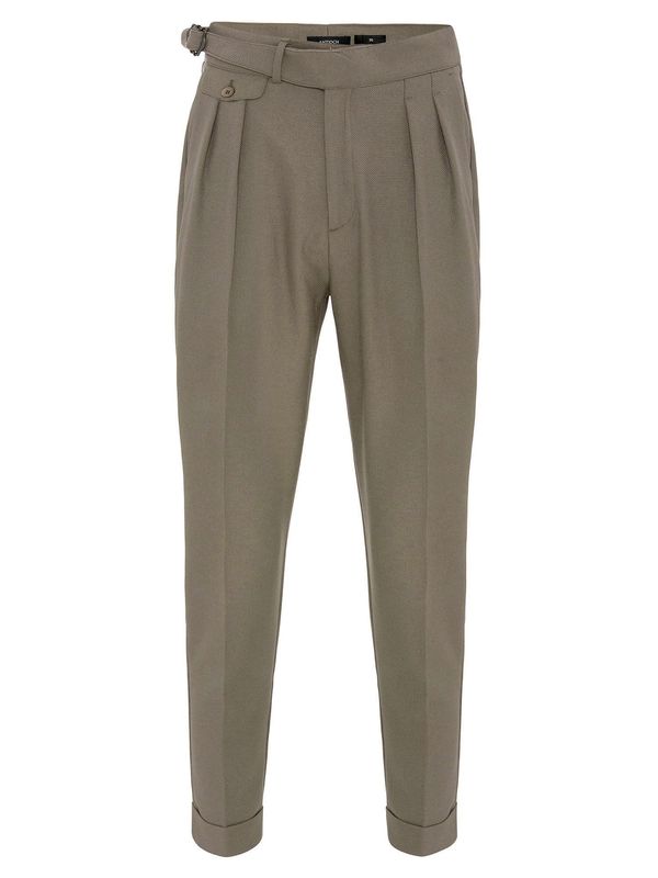 Antioch Antioch Hlače na rob 'Sebastiano'  kaki