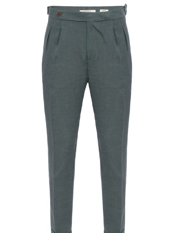 Antioch Antioch Hlače na rob  zelena