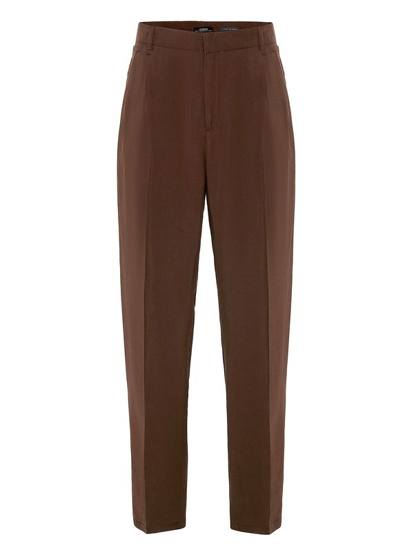 Antioch Antioch Hlače z naborki 'ERMANNO'  rjava