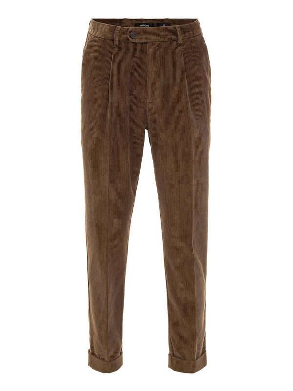 Antioch Antioch Hlače z naborki  rjava