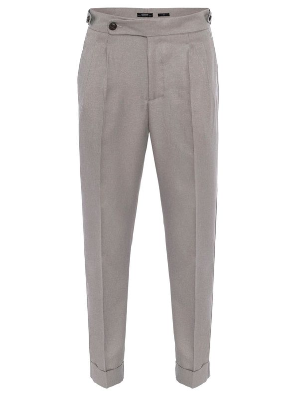 Antioch Antioch Hlače z naborki  siva