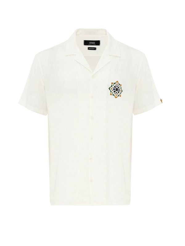 Antioch Antioch Srajca  ecru / modra / zelena / oranžna / črna