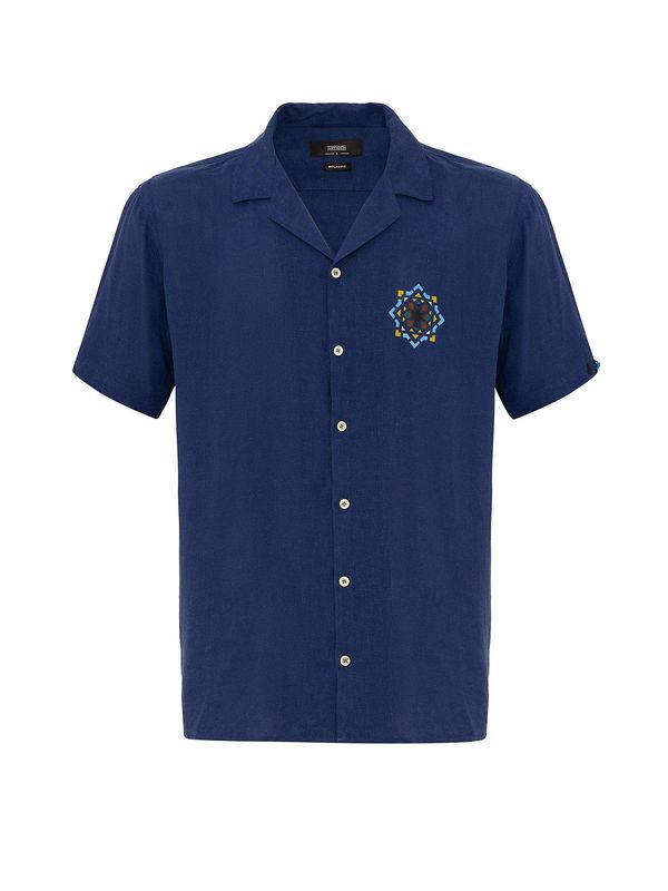 Antioch Antioch Srajca  indigo / rjava / rumena