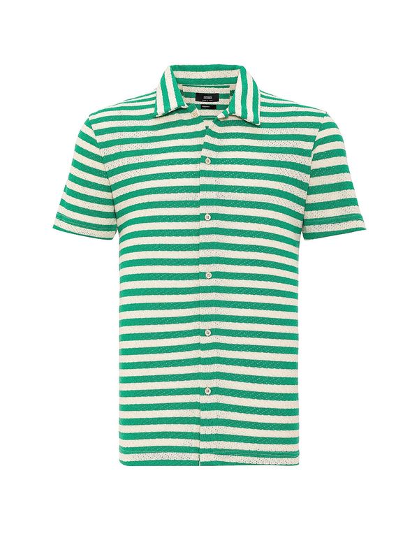 Antioch Antioch Srajca  kremna / temno zelena