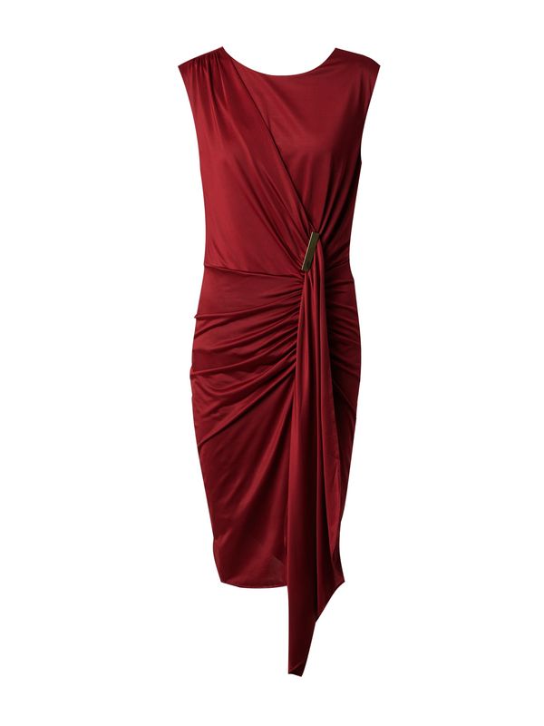 APART APART Koktejl obleka  bordo