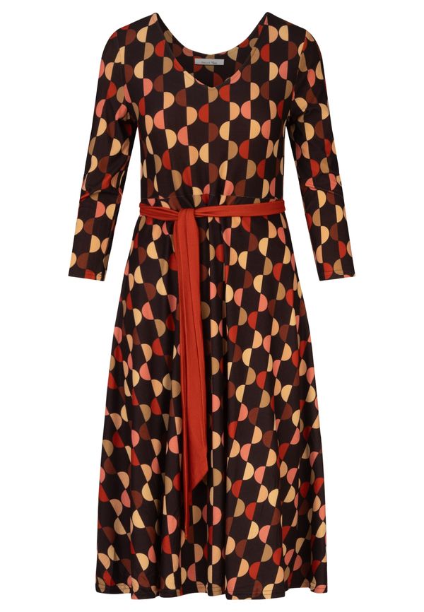 APART APART Obleka  bež / rjava / rdeča / črna