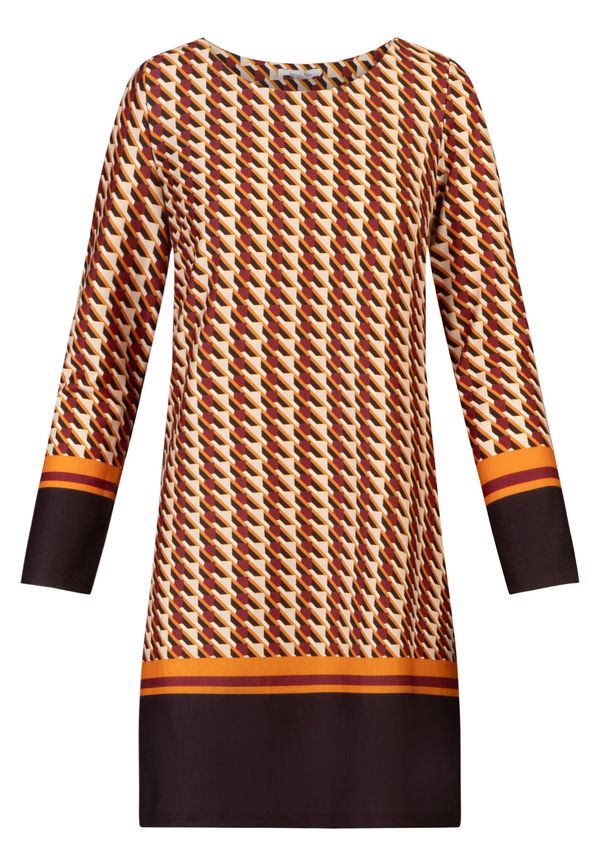 APART APART Obleka  mornarska / oranžna / rdeča