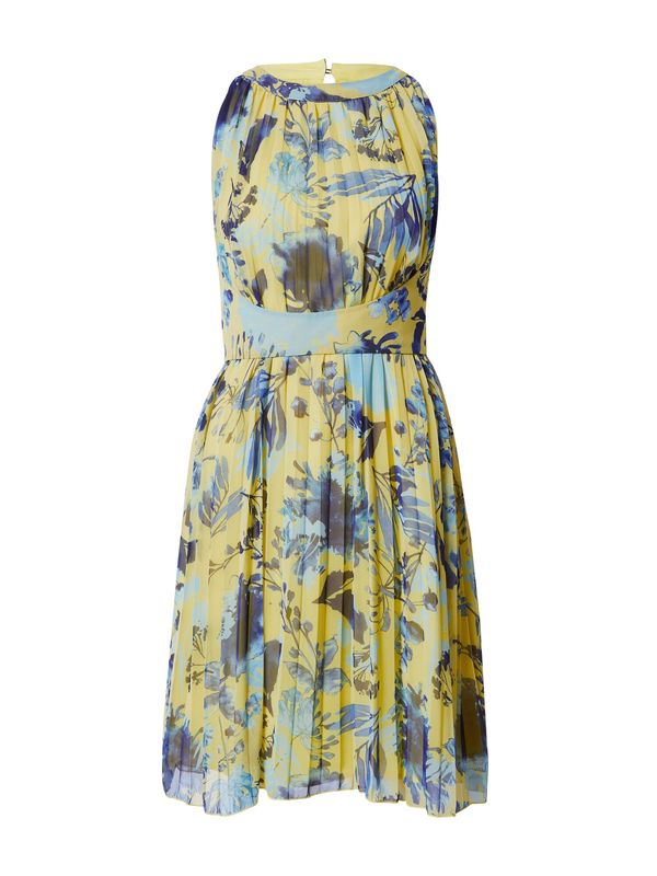 APART APART Obleka  mornarska / turkizna / limona / črna