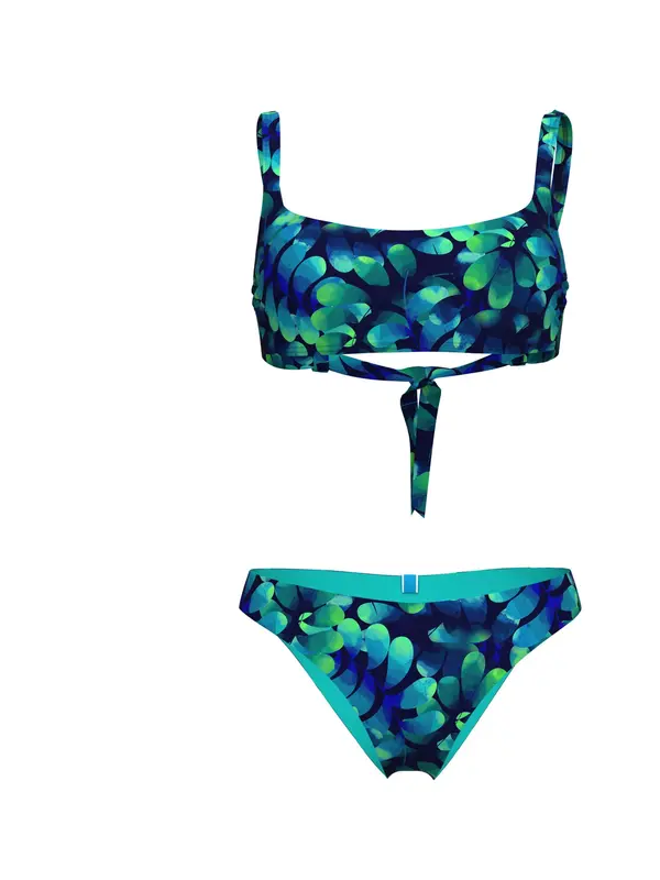 ARENA ARENA Bikini 'WATER PRINTS'  modra / voda