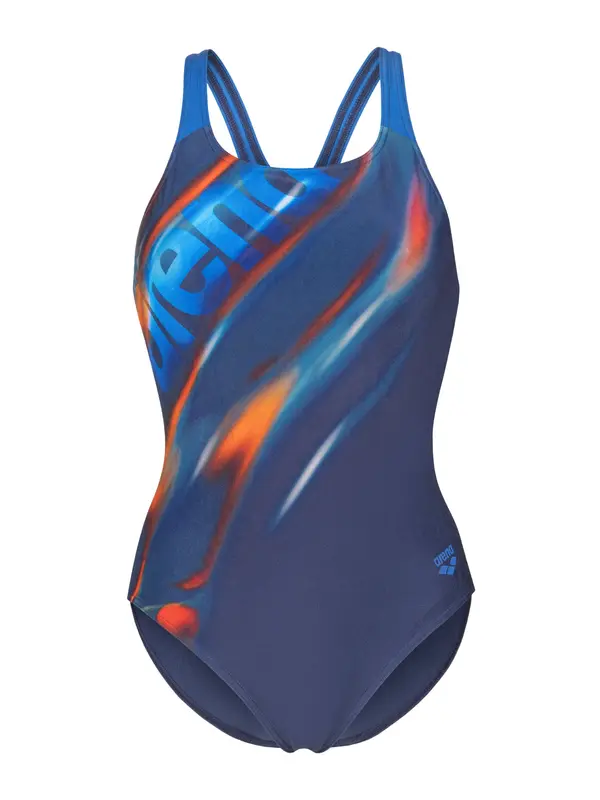 ARENA ARENA Enodelne kopalke 'Placement Swim Pro Back'  modra / marine / oranžna / bela