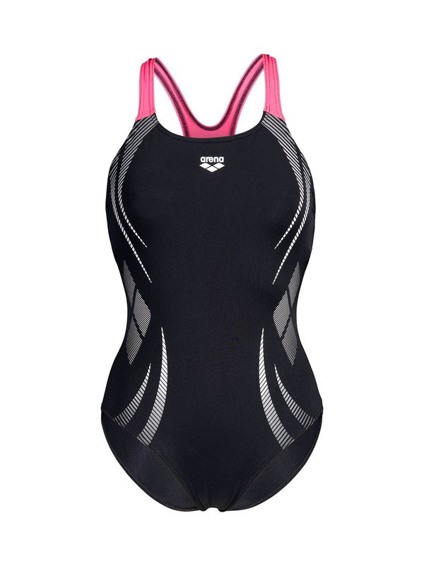 ARENA ARENA Enodelne kopalke 'POSEIDONIA'  pitaja / črna / bela