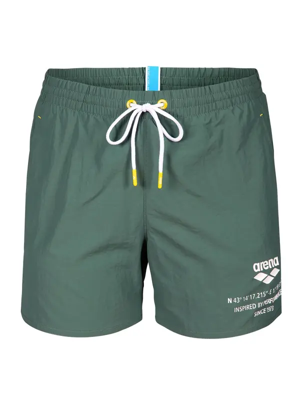 ARENA ARENA Kratke kopalne hlače 'GRAPHIC BEACH SHORT'  zelena
