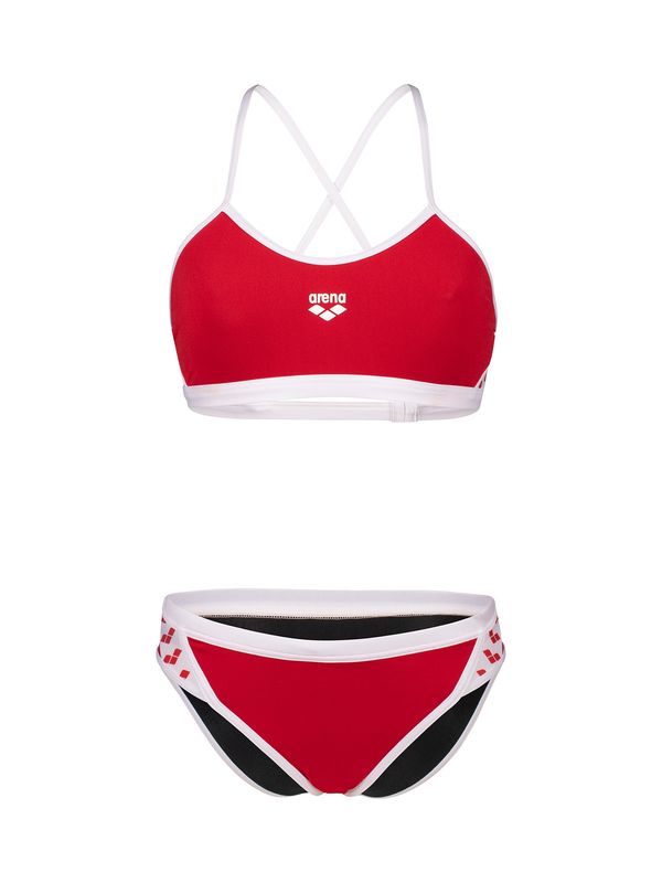 ARENA ARENA Športne bikini 'ICONS'  češnjevo rdeča / bela