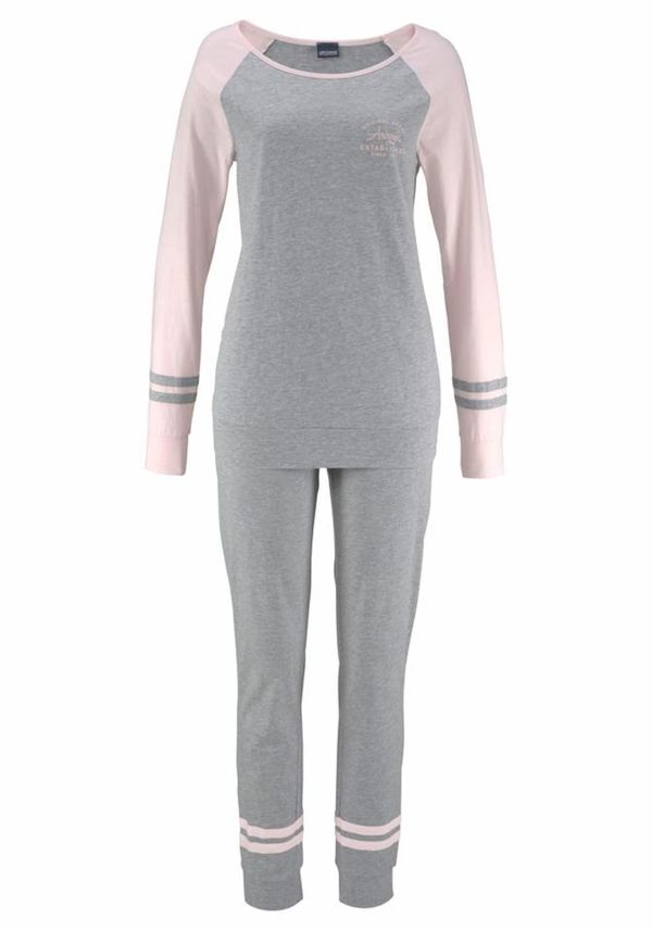 ARIZONA ARIZONA Pižama  pegasto siva / svetlo roza