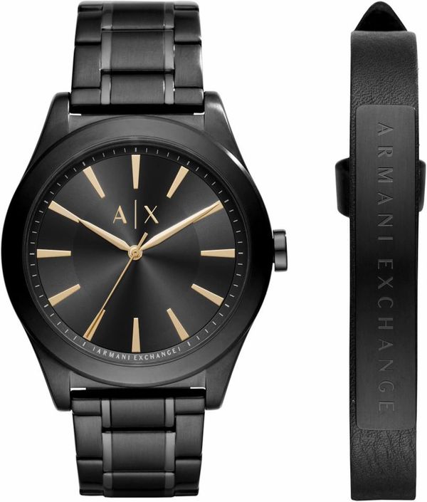 ARMANI EXCHANGE ARMANI EXCHANGE Analogna ura  črna