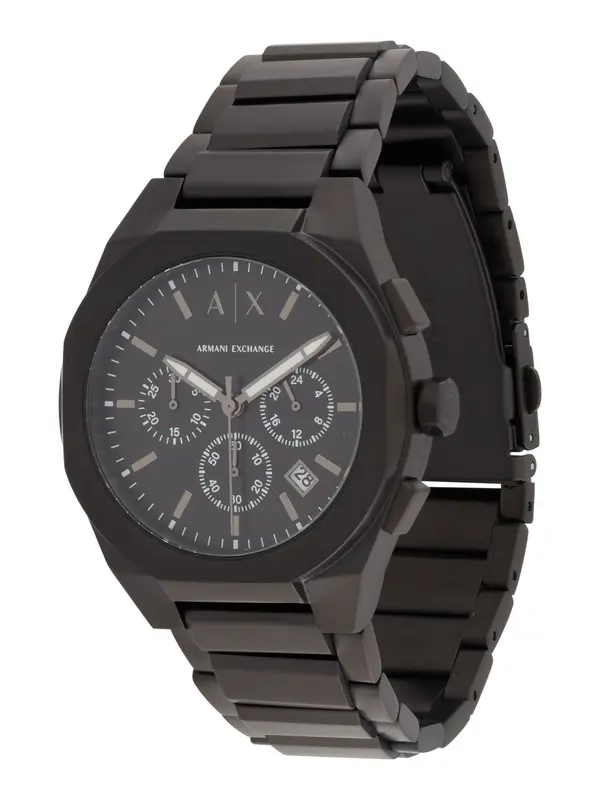 ARMANI EXCHANGE ARMANI EXCHANGE Analogna ura  kit / črna / bela