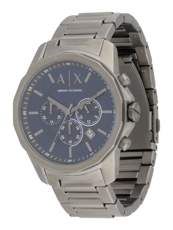 ARMANI EXCHANGE ARMANI EXCHANGE Analogna ura  modra / antracit / bela