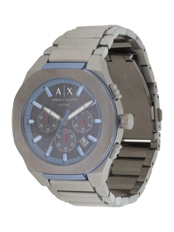 ARMANI EXCHANGE ARMANI EXCHANGE Analogna ura  modra / bazaltno siva / rdeča / črna