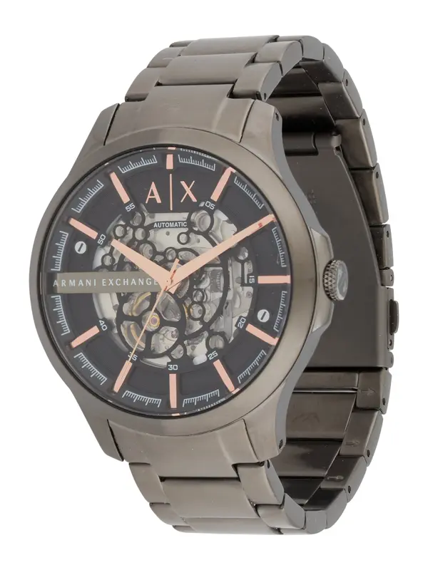 ARMANI EXCHANGE ARMANI EXCHANGE Analogna ura  rožnato zlata / antracit