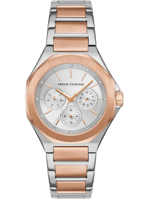ARMANI EXCHANGE ARMANI EXCHANGE Analogna ura  rožnato zlata / srebrna