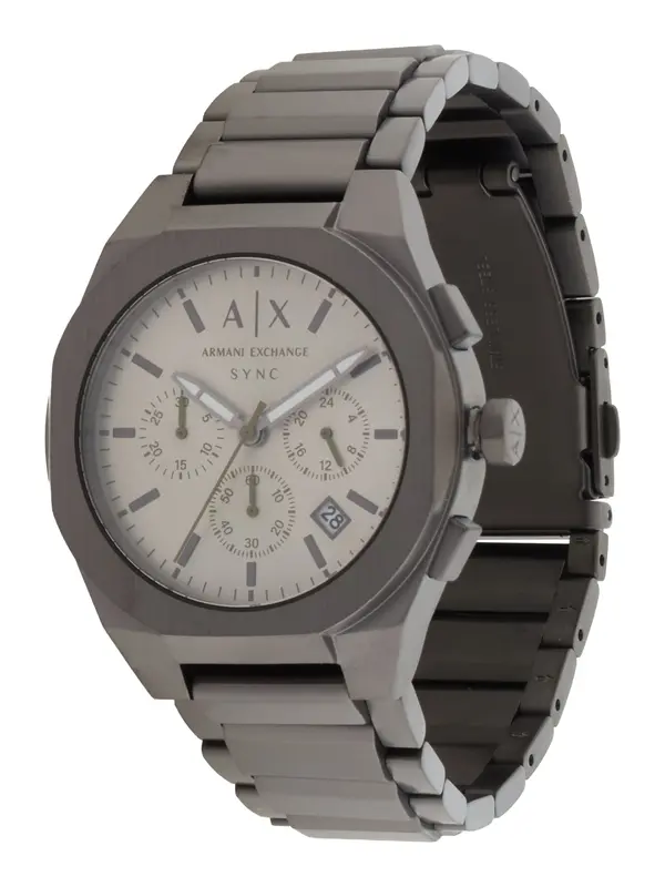 ARMANI EXCHANGE ARMANI EXCHANGE Analogna ura 'SYNC'  srebrno-siva