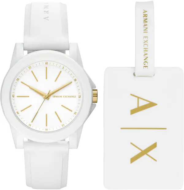 ARMANI EXCHANGE ARMANI EXCHANGE Analogna ura  zlata / bela