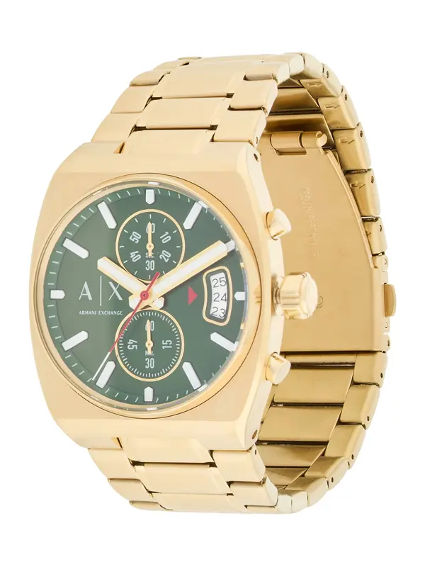 ARMANI EXCHANGE ARMANI EXCHANGE Analogna ura  zlata / jelka