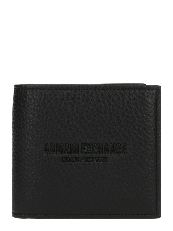 ARMANI EXCHANGE ARMANI EXCHANGE Denarnica 'TULUM'  črna