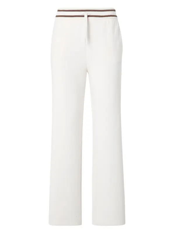 ARMANI EXCHANGE ARMANI EXCHANGE Hlače  čokolada / off-bela