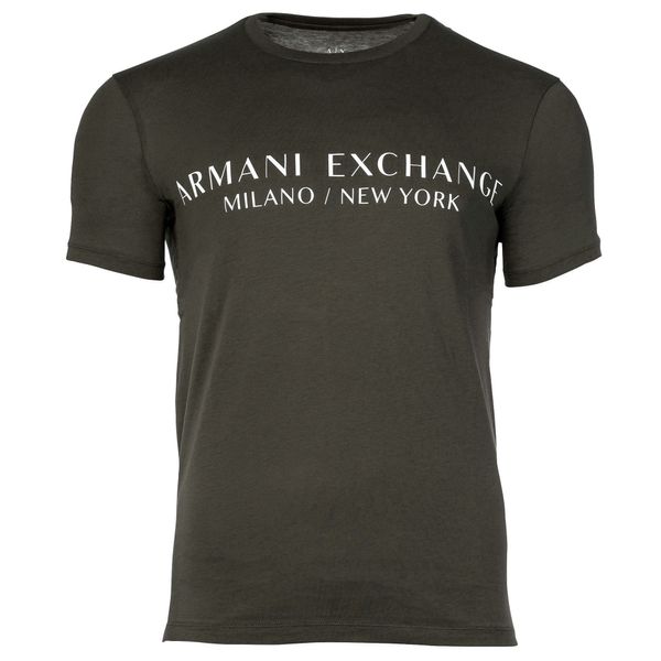 ARMANI EXCHANGE ARMANI EXCHANGE Majica '8NZT2'  oliva / bela