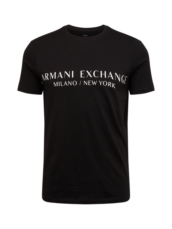 ARMANI EXCHANGE ARMANI EXCHANGE Majica '8NZT72'  črna / bela