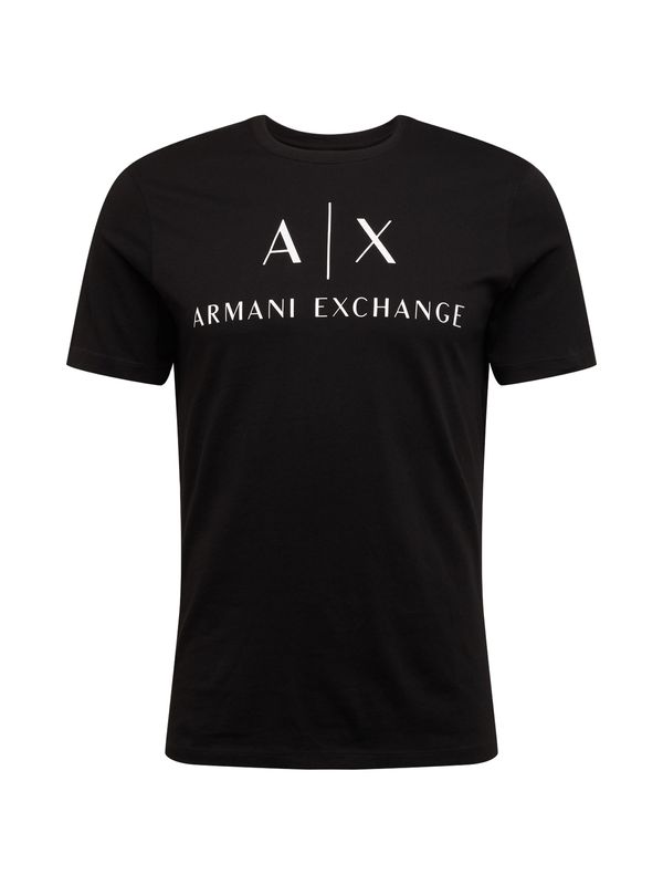 ARMANI EXCHANGE ARMANI EXCHANGE Majica '8NZTCJ'  črna / bela