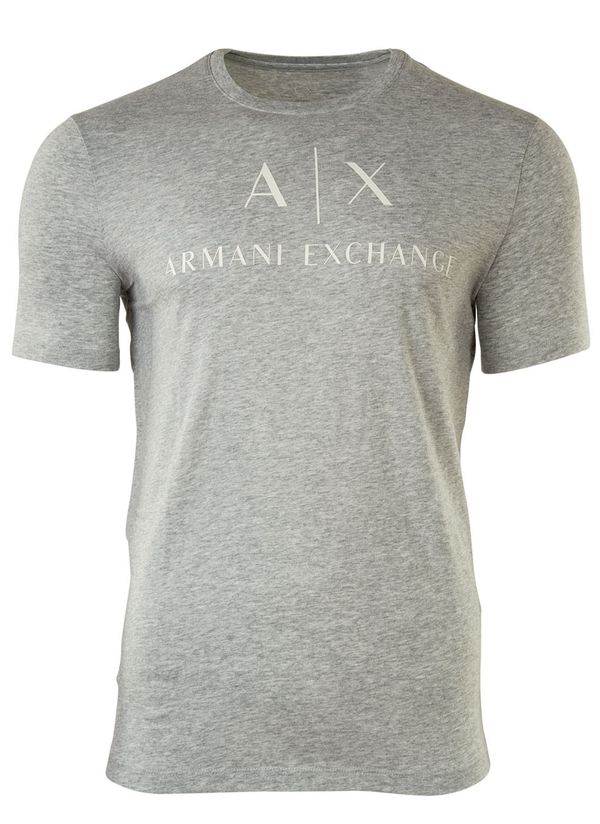 ARMANI EXCHANGE ARMANI EXCHANGE Majica '8NZTCJ'  svetlo siva / bela