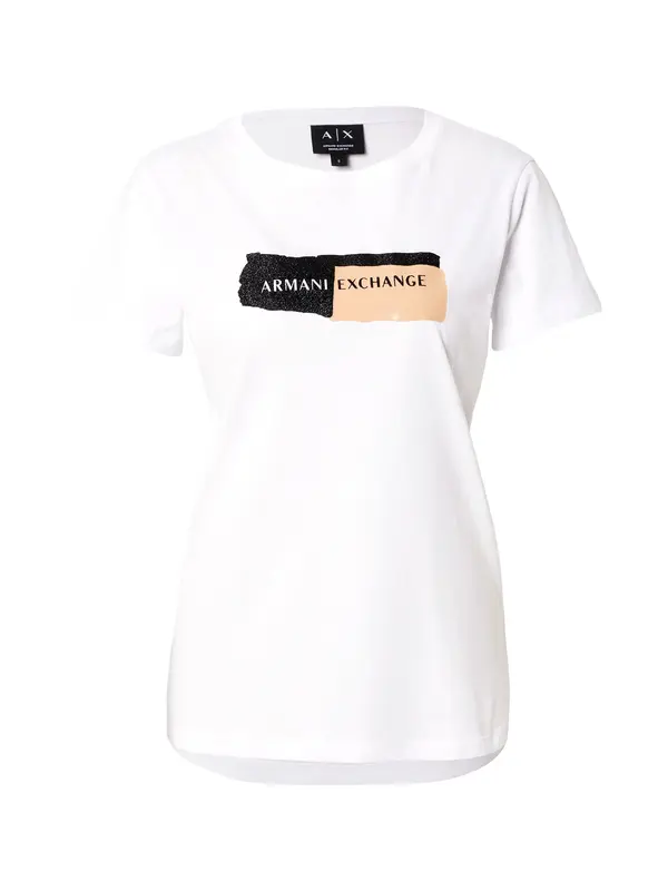 ARMANI EXCHANGE ARMANI EXCHANGE Majica  bež / črna / bela