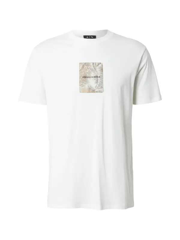 ARMANI EXCHANGE ARMANI EXCHANGE Majica  bež / črna / off-bela