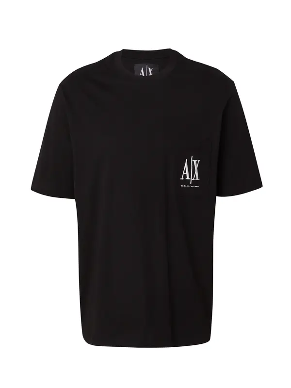 ARMANI EXCHANGE ARMANI EXCHANGE Majica  črna / bela