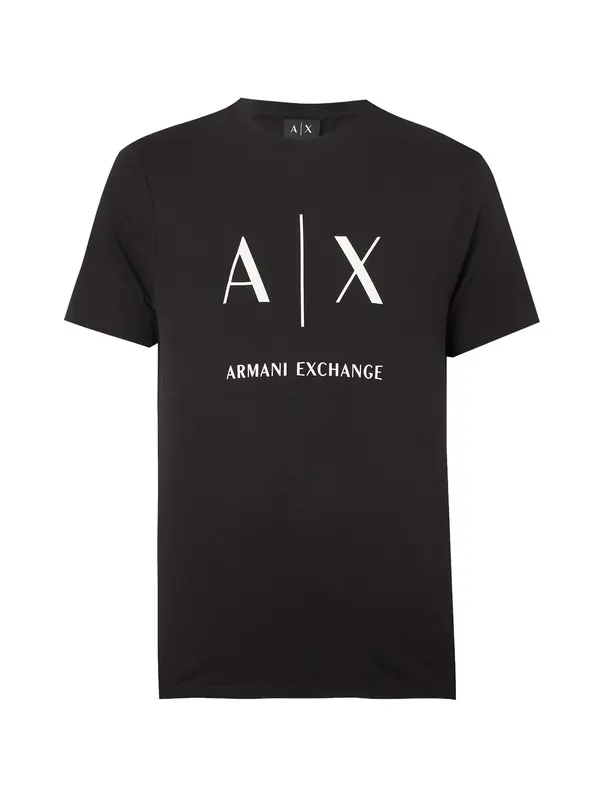 ARMANI EXCHANGE ARMANI EXCHANGE Majica  črna / bela
