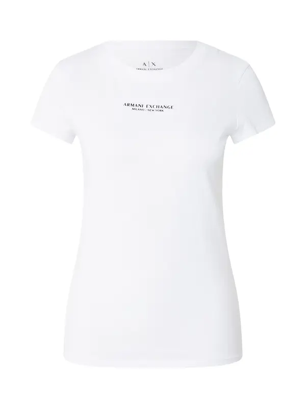 ARMANI EXCHANGE ARMANI EXCHANGE Majica  črna / bela