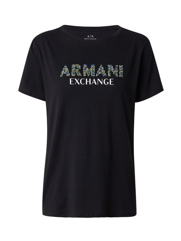 ARMANI EXCHANGE ARMANI EXCHANGE Majica  črna / bela