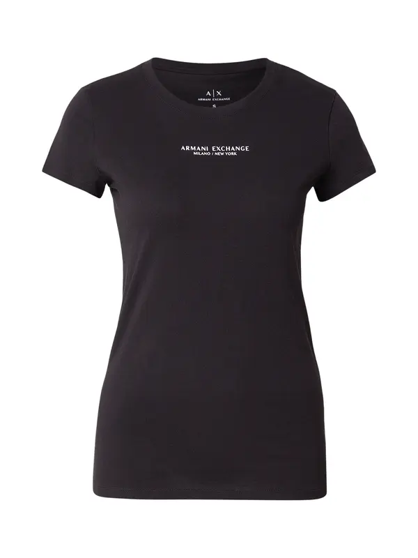 ARMANI EXCHANGE ARMANI EXCHANGE Majica  črna / bela