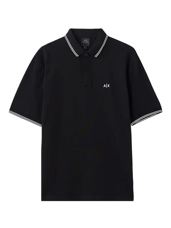 ARMANI EXCHANGE ARMANI EXCHANGE Majica  črna / bela