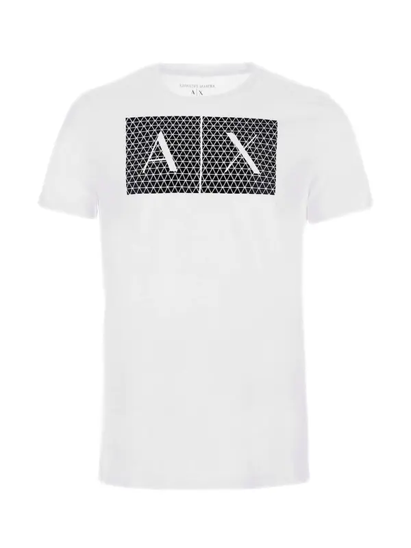 ARMANI EXCHANGE ARMANI EXCHANGE Majica  črna / bela