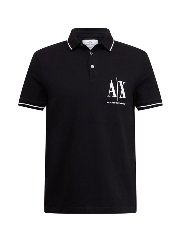 ARMANI EXCHANGE ARMANI EXCHANGE Majica  črna / bela