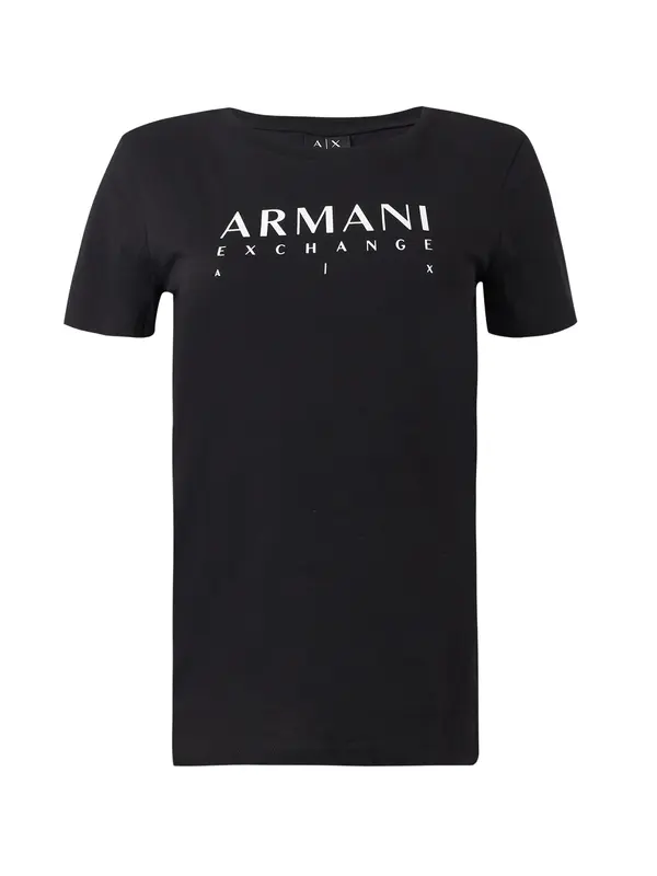 ARMANI EXCHANGE ARMANI EXCHANGE Majica  črna / bela