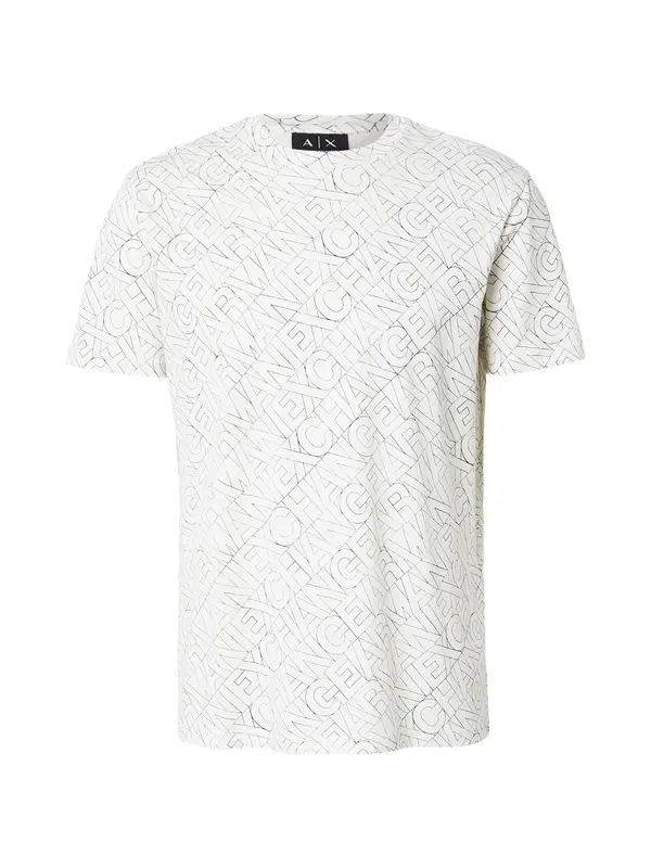 ARMANI EXCHANGE ARMANI EXCHANGE Majica  črna / bela