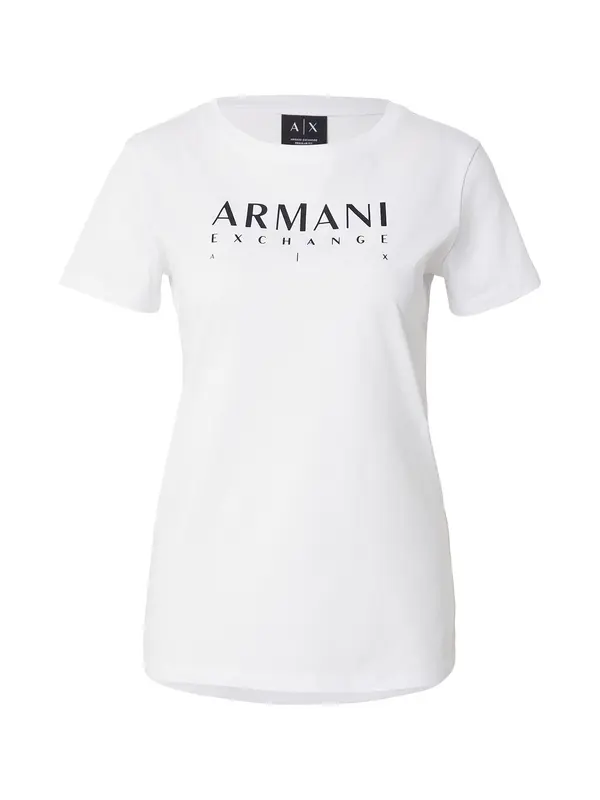 ARMANI EXCHANGE ARMANI EXCHANGE Majica  črna / bela